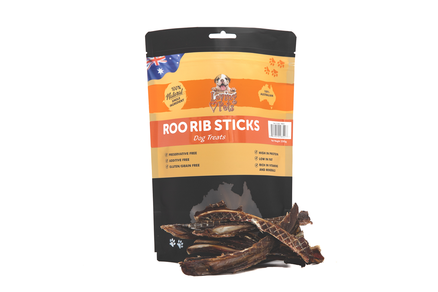Roo Rib Sticks: 100g