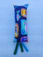 Cat kicker toys large (BLUE FISH CANS) - catnip and silvervine infused