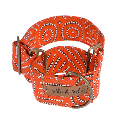 Martingale Collar - Water Dreaming: Medium (Whippets)
