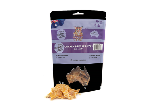Chicken Breast Pieces Cat Treat: 160g