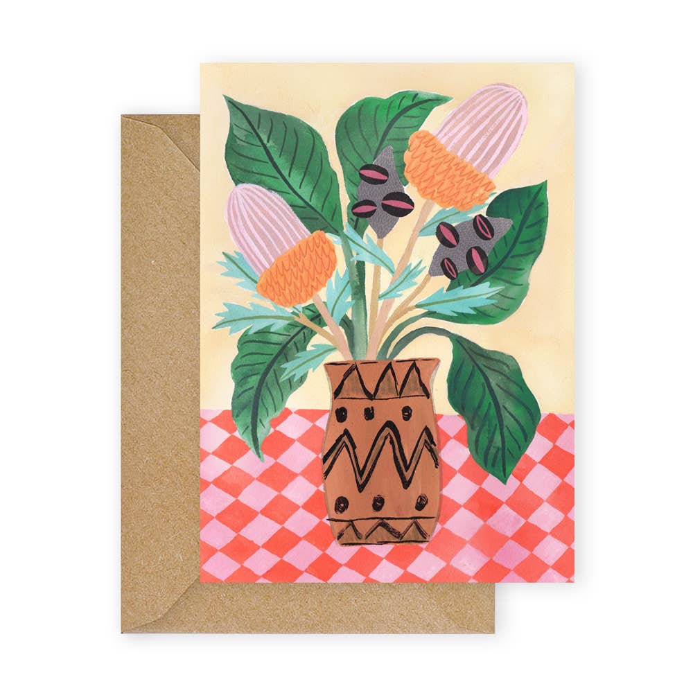 Greeting Card: Bushdance