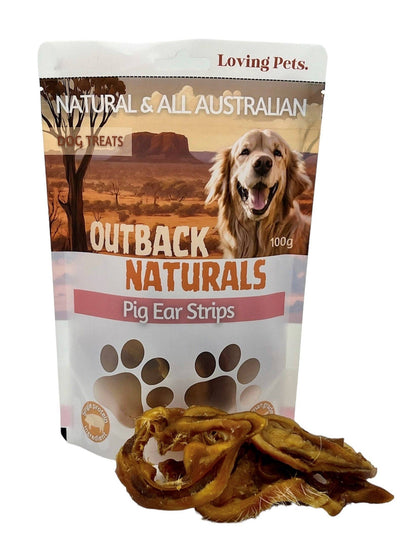 Pig Ear Strips: 200g