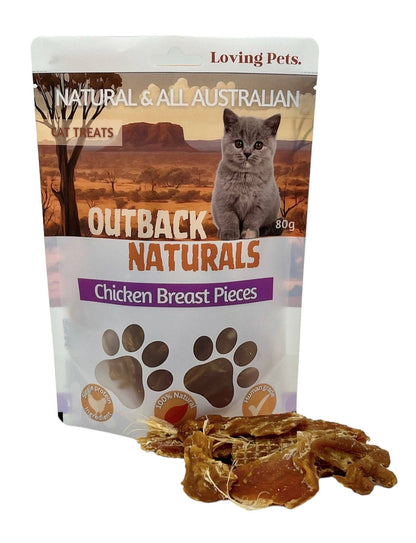 Chicken Breast Pieces Cat Treat: 80g