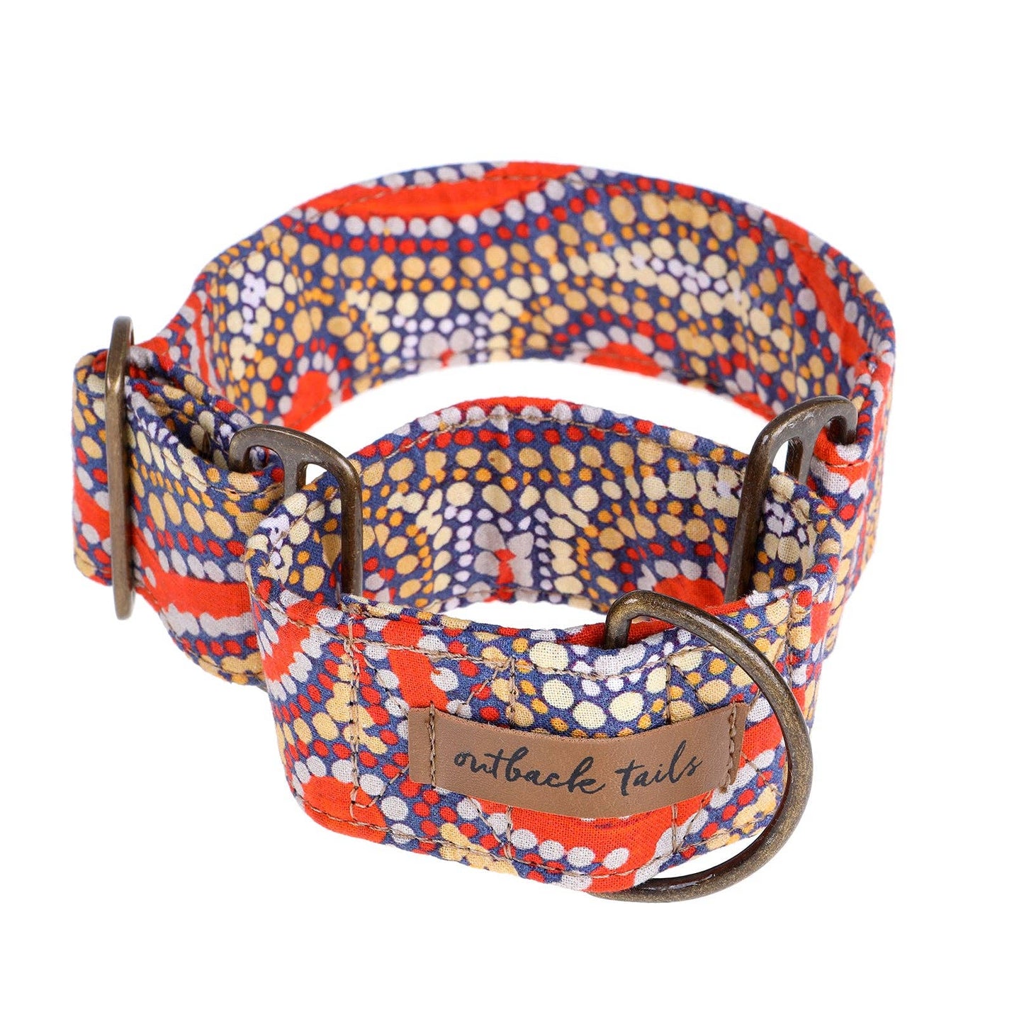 Martingale Collar - Snake Dreaming: Medium (Whippets)