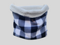 Cat/pet cuddle sack 50cm Black and White