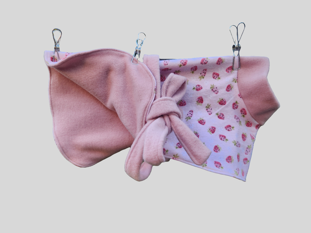 Handmade dog/puppy coat 31cm in length