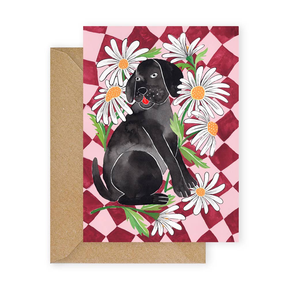 Greeting Card: Daisy Dog
