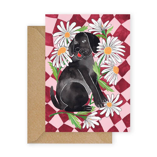 Greeting Card: Daisy Dog